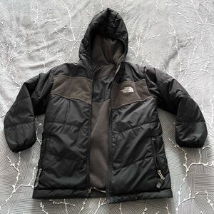EUC Youth Reversible The North Face Coat Jacket size XS (6) in black